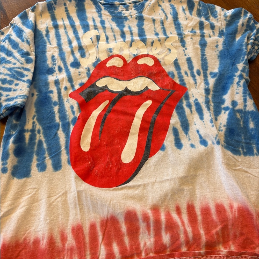 Rolling Stones 2019 no filter tour Tie-Dye Graphic men’s xxl t Shirt